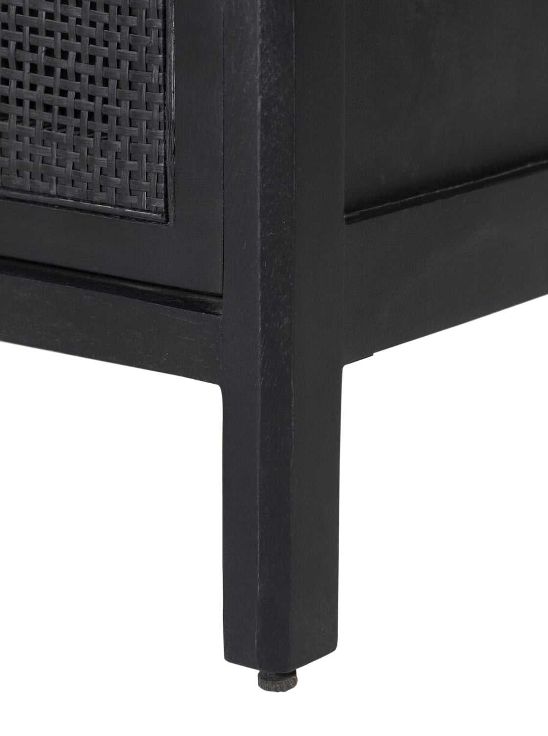 Bria Six Drawer Dresser - Mango Wood, Cane Detail