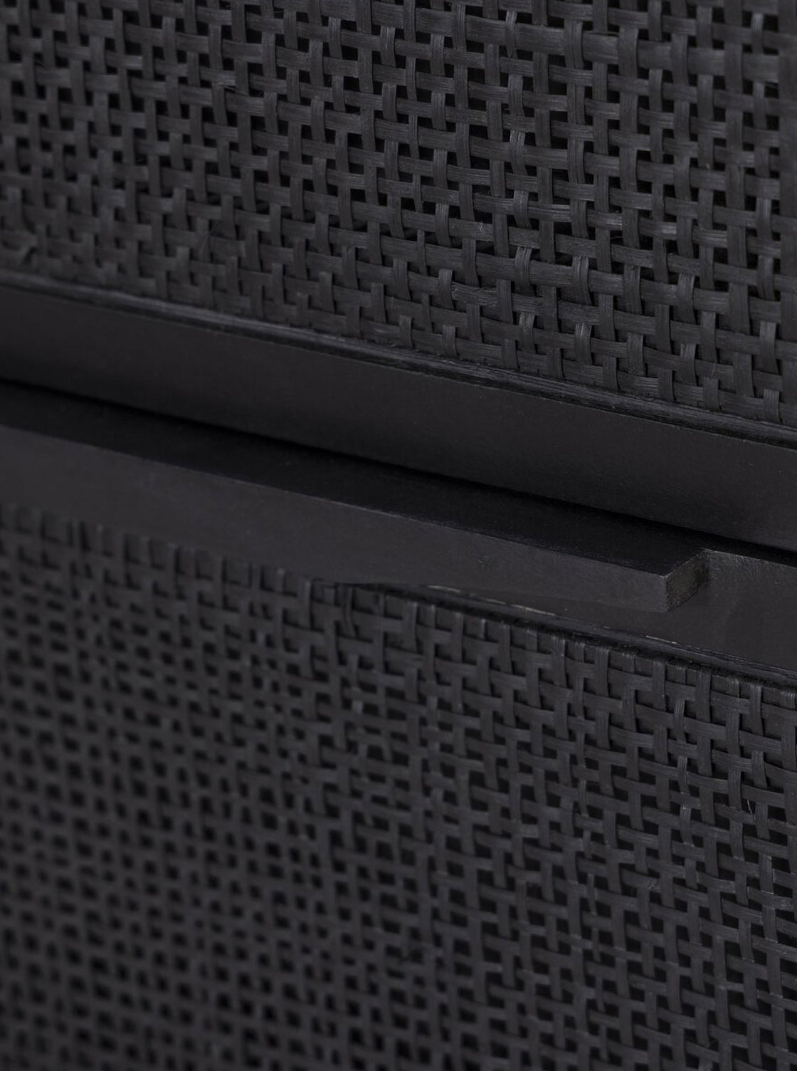 Bria Six Drawer Dresser - Mango Wood, Cane Detail