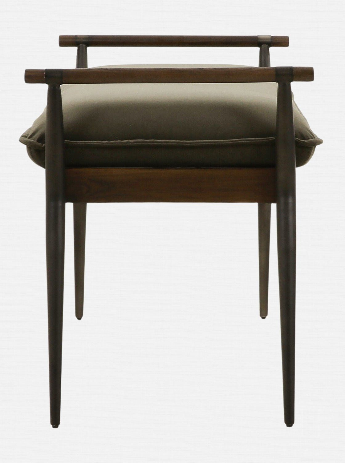 Iger Bench - Upholstered, Oak Wood