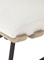 Aidy Outdoor Chair - Upholstered, Metal Base