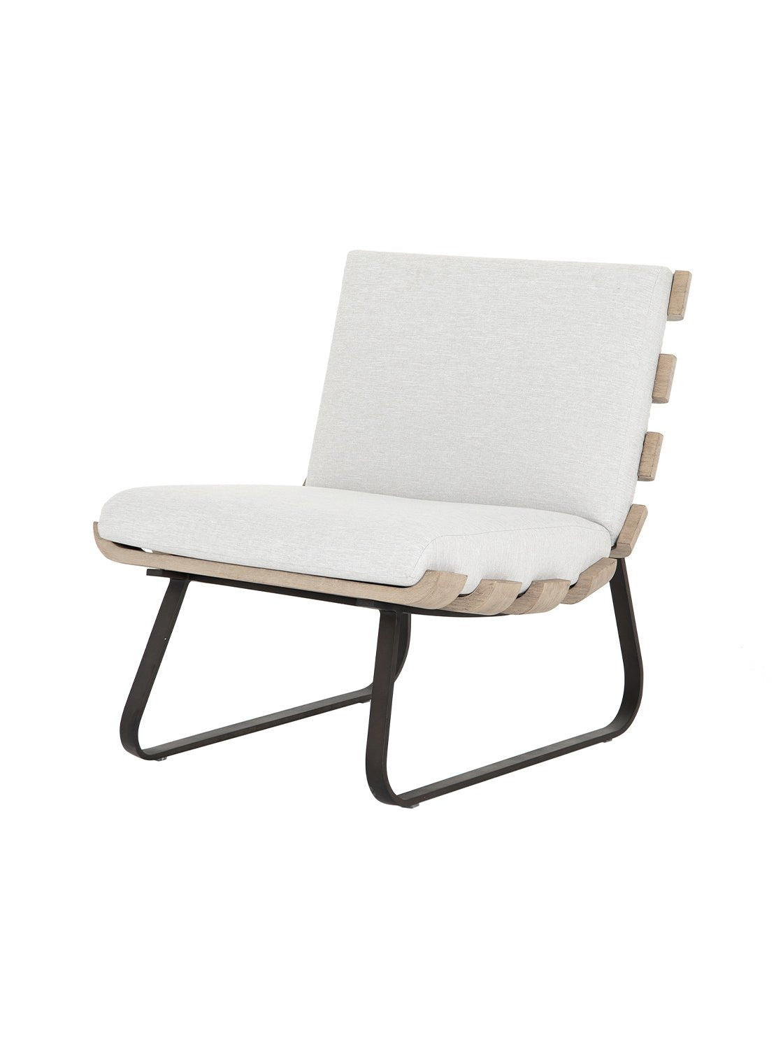Aidy Outdoor Chair - Upholstered, Metal Base