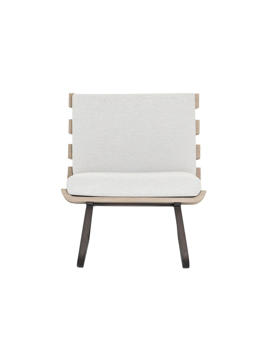 Aidy Outdoor Chair - Upholstered, Metal Base