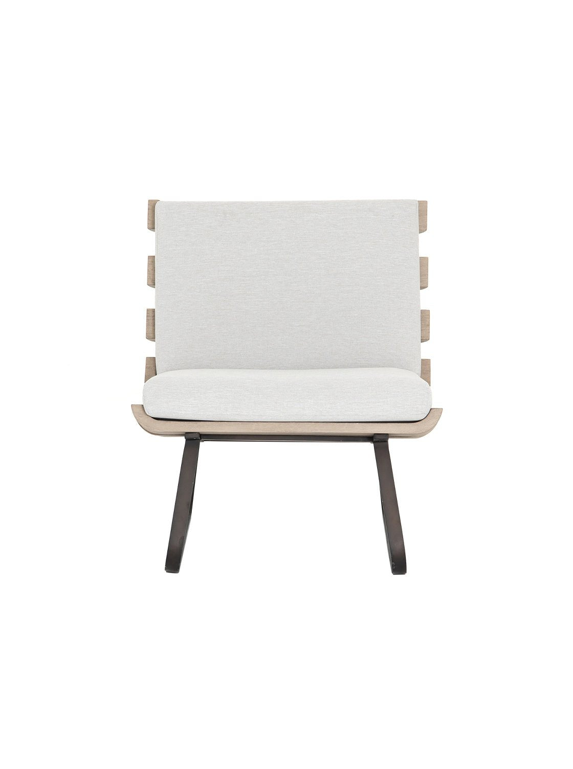 Aidy Outdoor Chair - Upholstered, Metal Base