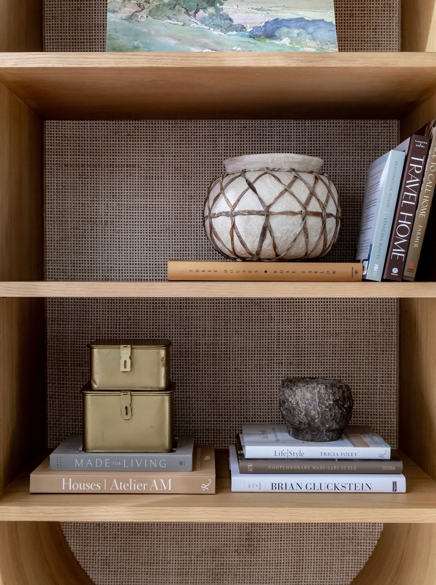 Amelie Bookcase - Oak Wood