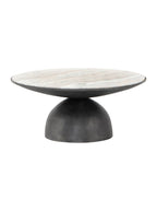Anderson Coffee Table - Metal Base, Stone Top