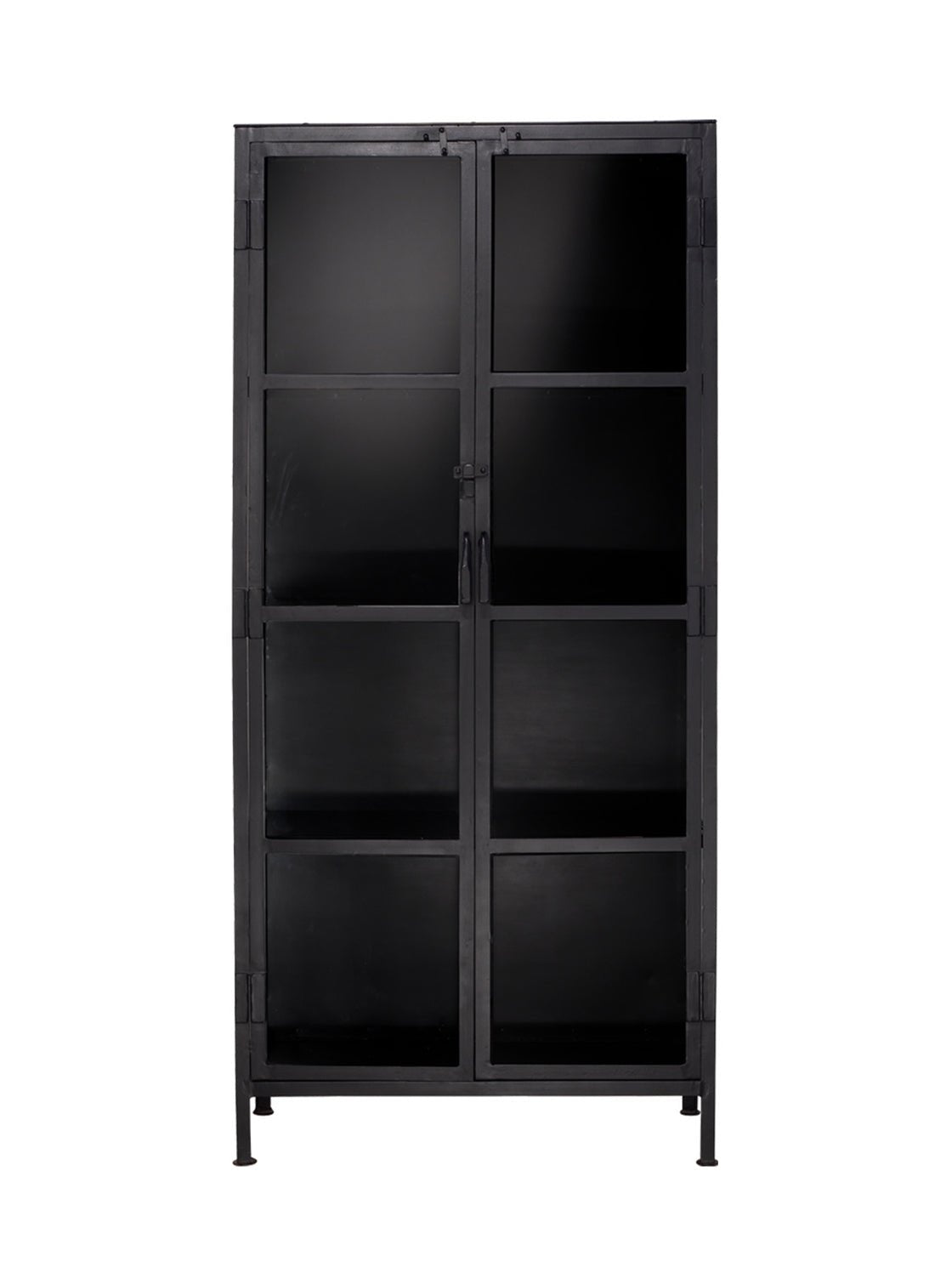 Birdie Cabinet - Metal Base, Glass Top