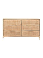 Blake 6-Drawer Dresser - Mango Wood, Ash Wood