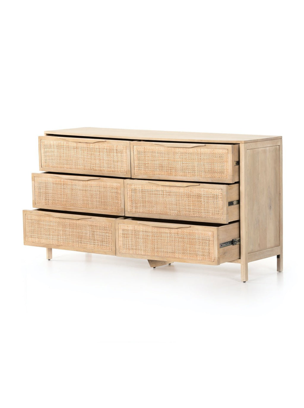 Blake 6-Drawer Dresser - Mango Wood, Ash Wood