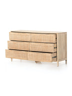 Blake 6-Drawer Dresser - Mango Wood, Ash Wood