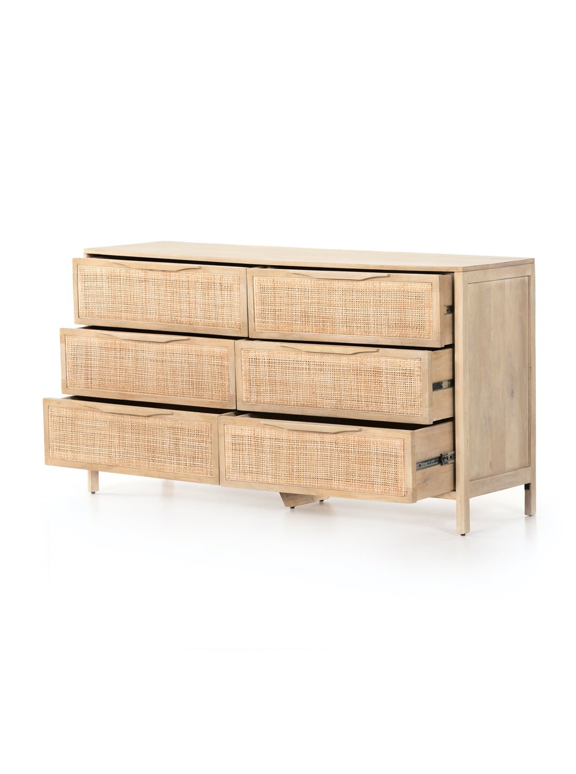 Blake 6-Drawer Dresser - Mango Wood, Ash Wood