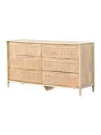 Blake 6-Drawer Dresser - Mango Wood, Ash Wood
