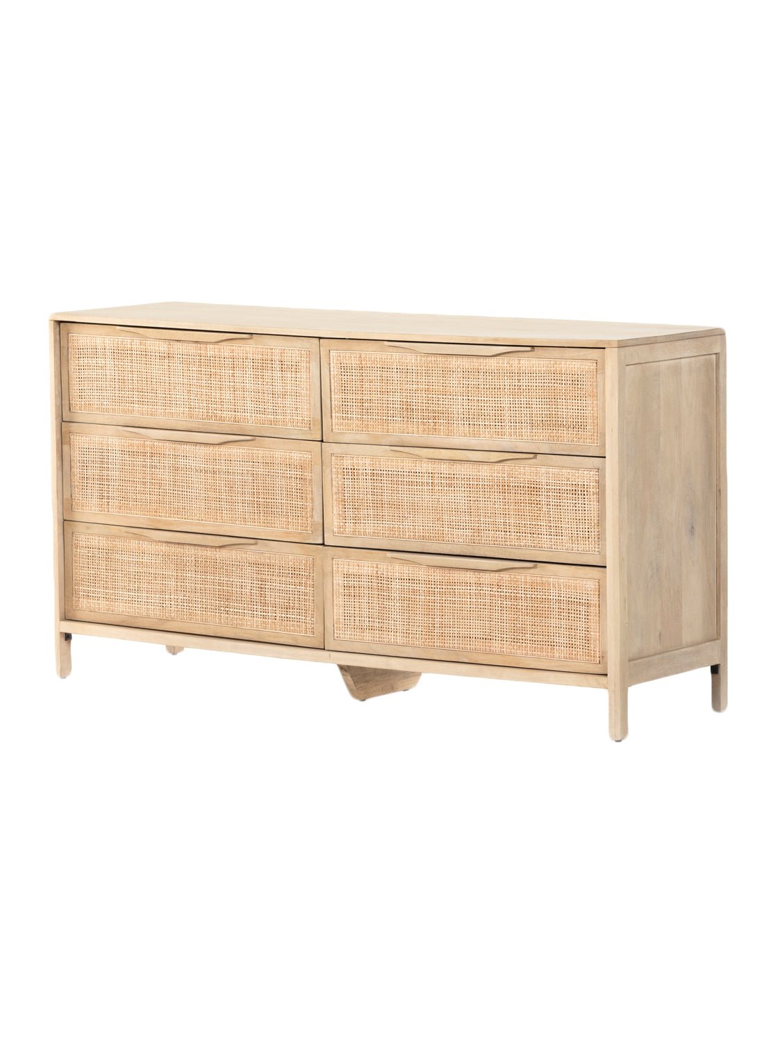 Blake 6-Drawer Dresser - Mango Wood, Ash Wood