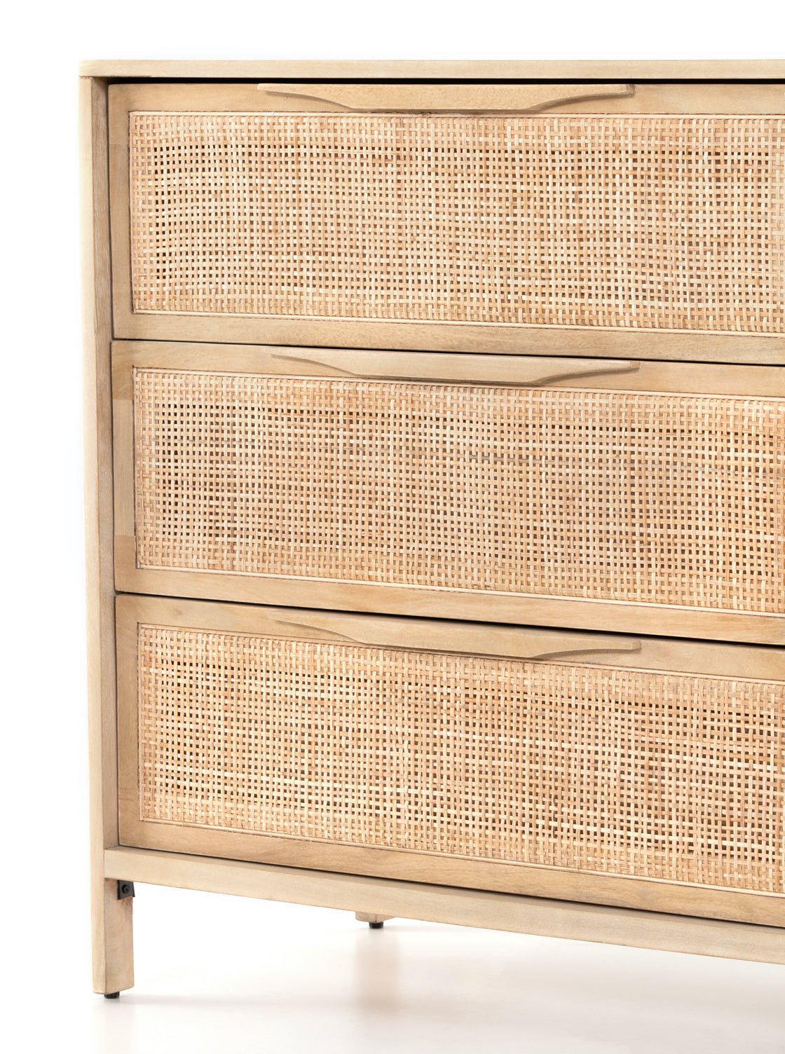 Blake 6-Drawer Dresser - Mango Wood, Ash Wood