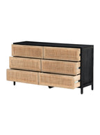 Blake 6-Drawer Dresser - Mango Wood, Ash Wood
