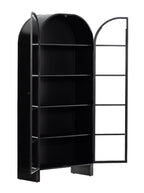 Bowie Cabinet - Metal Base, Glass Top