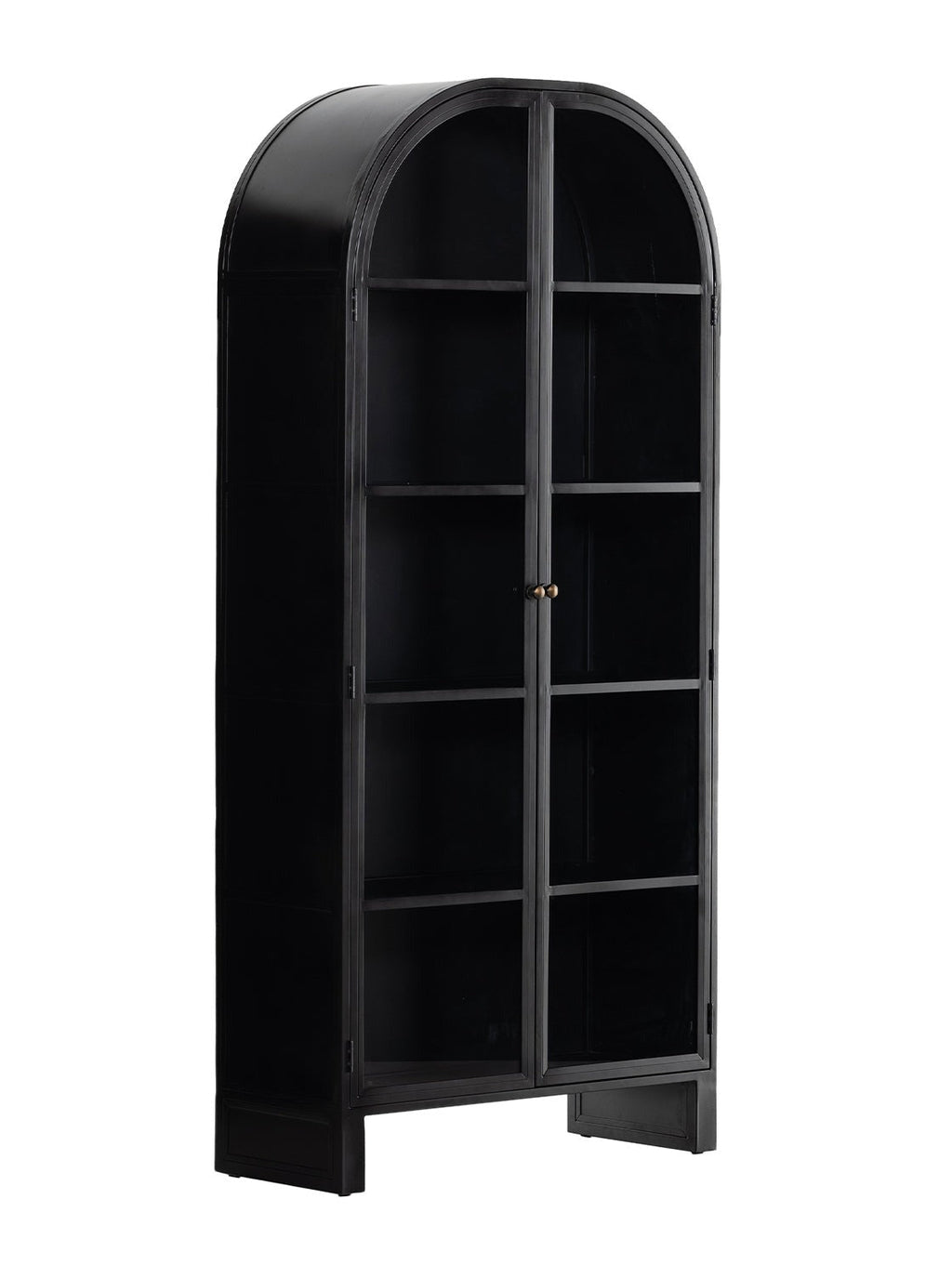 Bowie Cabinet - Metal Base, Glass Top