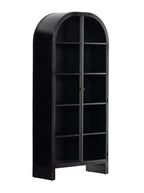 Bowie Cabinet - Metal Base, Glass Top