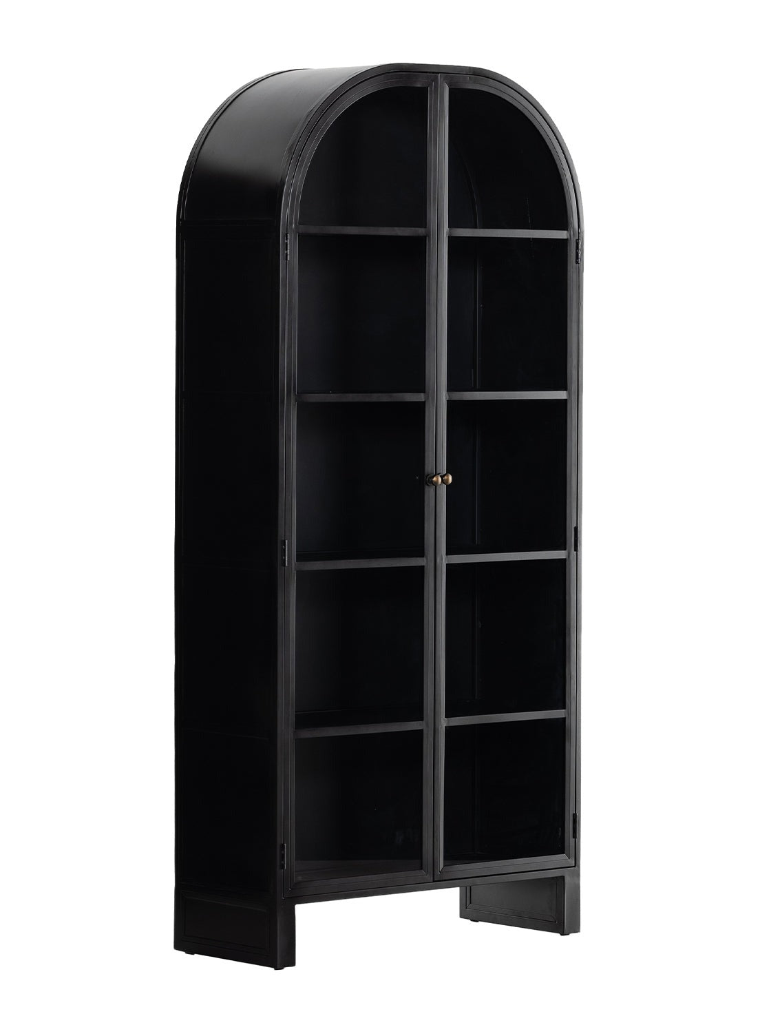 Bowie Cabinet - Metal Base, Glass Top