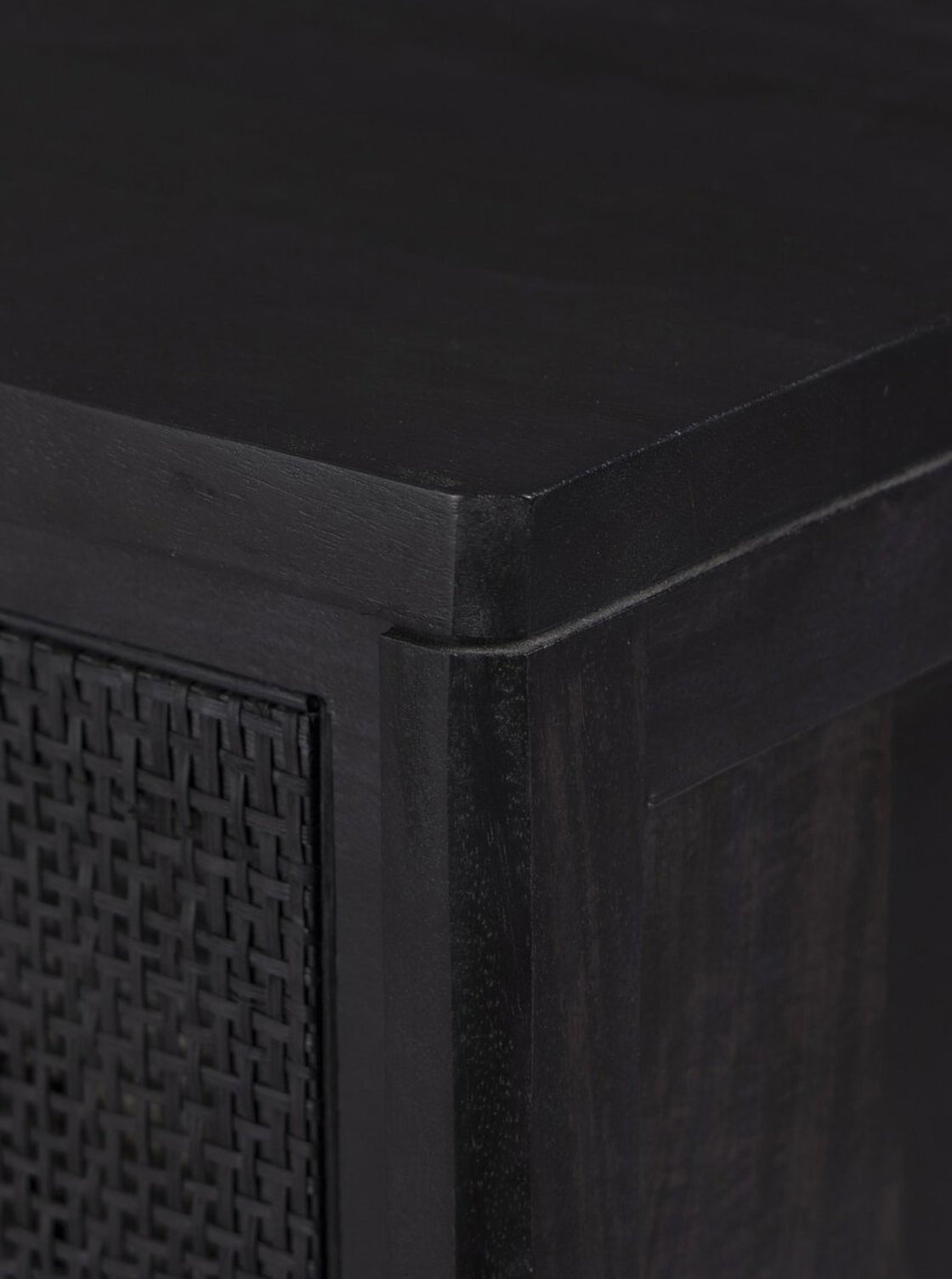 Bria Nine Drawer Dresser - Mango Wood, Cane Detail