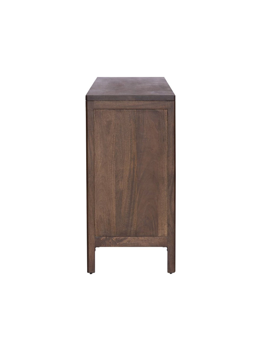 Bria Nine Drawer Dresser - Mango Wood, Cane Detail