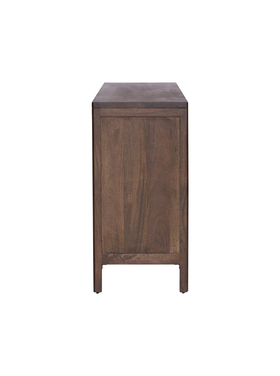 Bria Nine Drawer Dresser - Mango Wood, Cane Detail