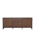 Bria Nine Drawer Dresser - Mango Wood, Cane Detail