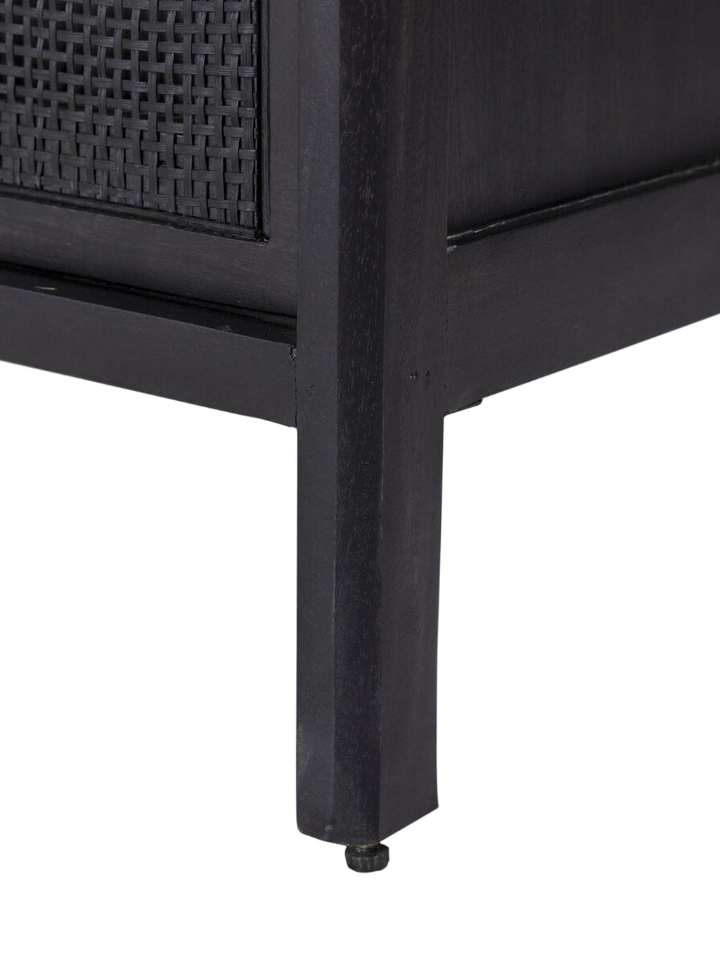 Bria Nine Drawer Dresser - Mango Wood, Cane Detail