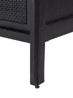 Bria Nine Drawer Dresser - Mango Wood, Cane Detail