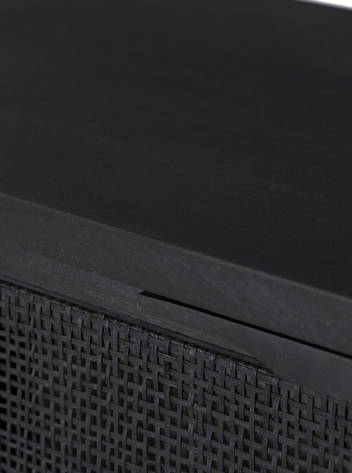 Bria Nine Drawer Dresser - Mango Wood, Cane Detail