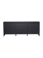 Bria Nine Drawer Dresser - Mango Wood, Cane Detail