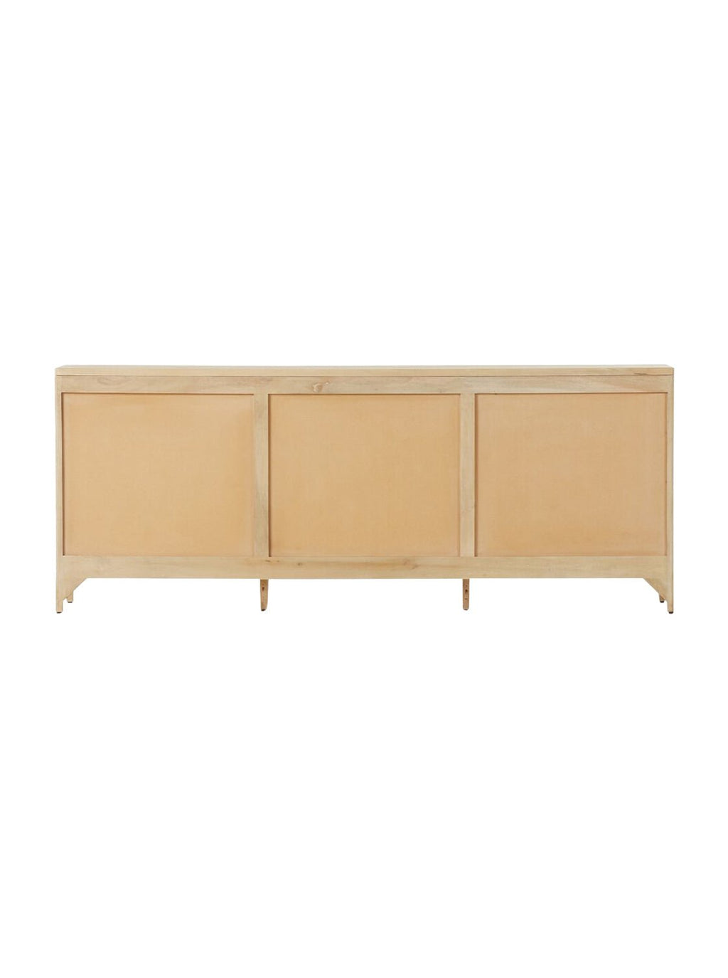 Bria Nine Drawer Dresser - Mango Wood, Cane Detail