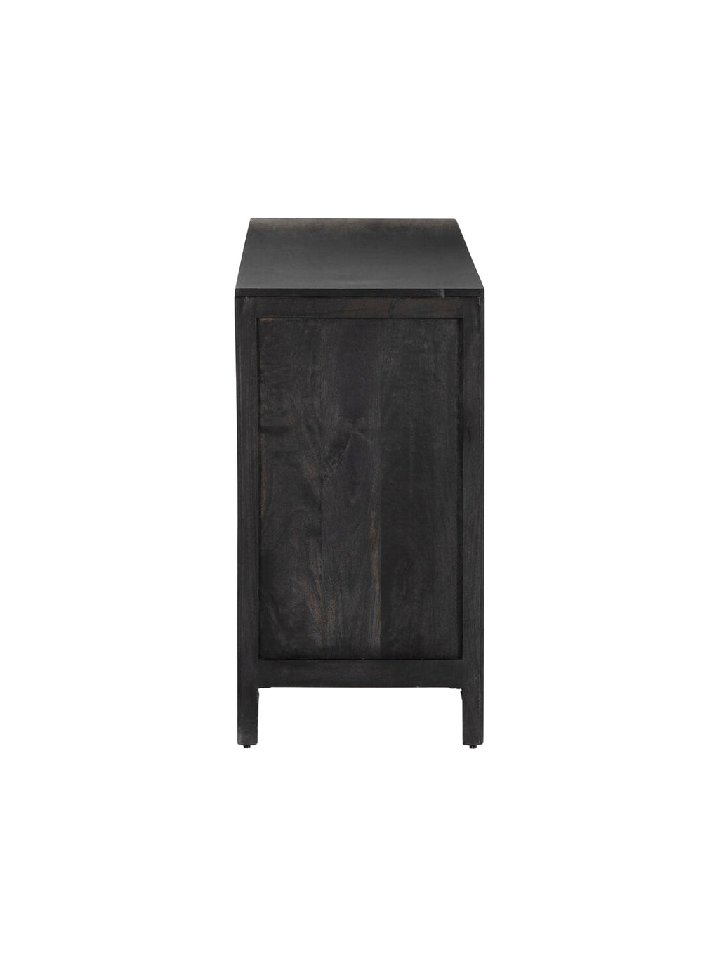 Bria Six Drawer Dresser - Mango Wood, Cane Detail