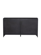 Bria Six Drawer Dresser - Mango Wood, Cane Detail