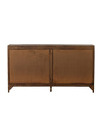 Bria Six Drawer Dresser - Mango Wood, Cane Detail