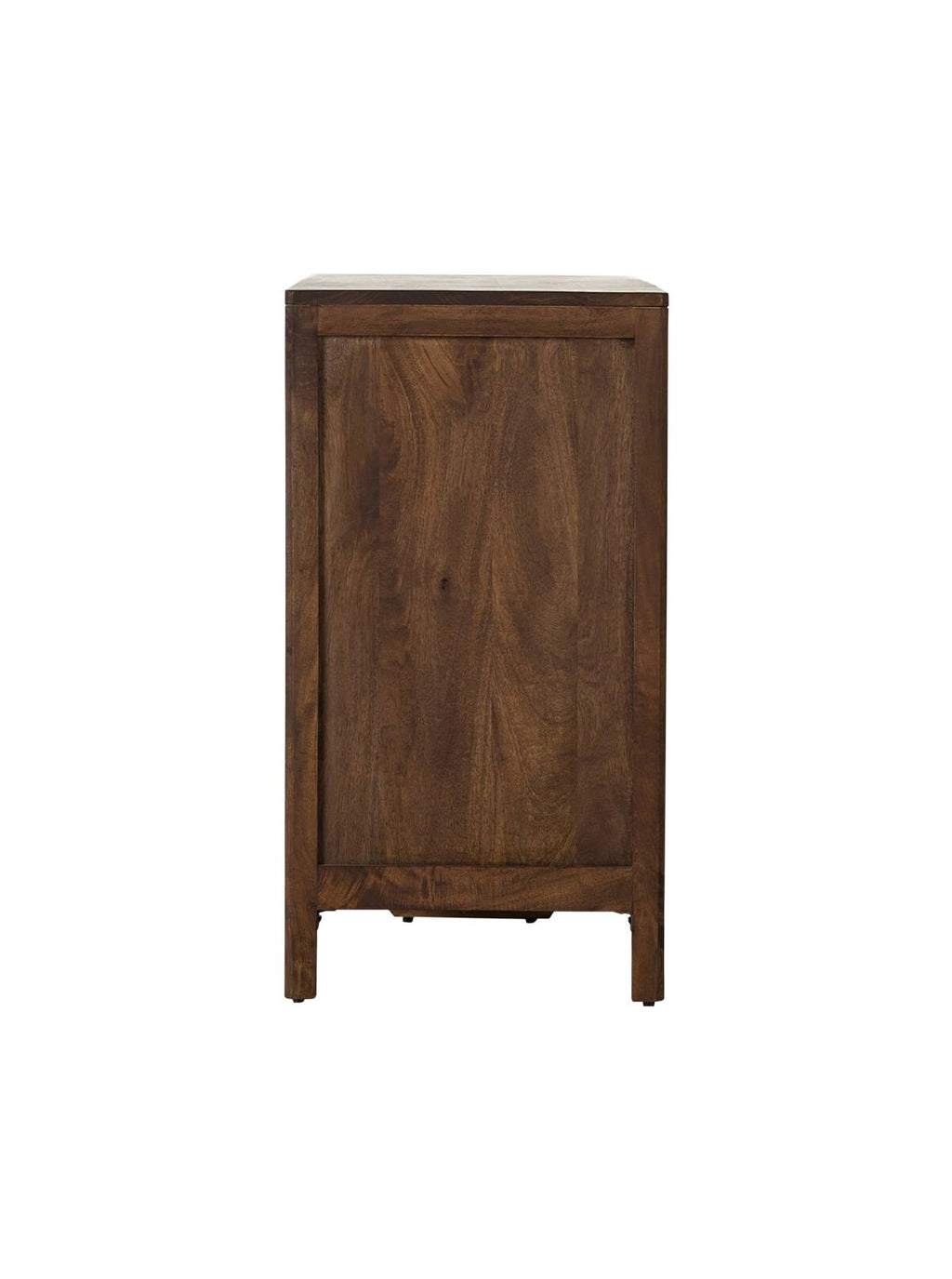 Bria Six Drawer Dresser - Mango Wood, Cane Detail