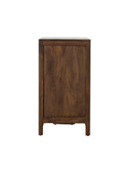 Bria Six Drawer Dresser - Mango Wood, Cane Detail