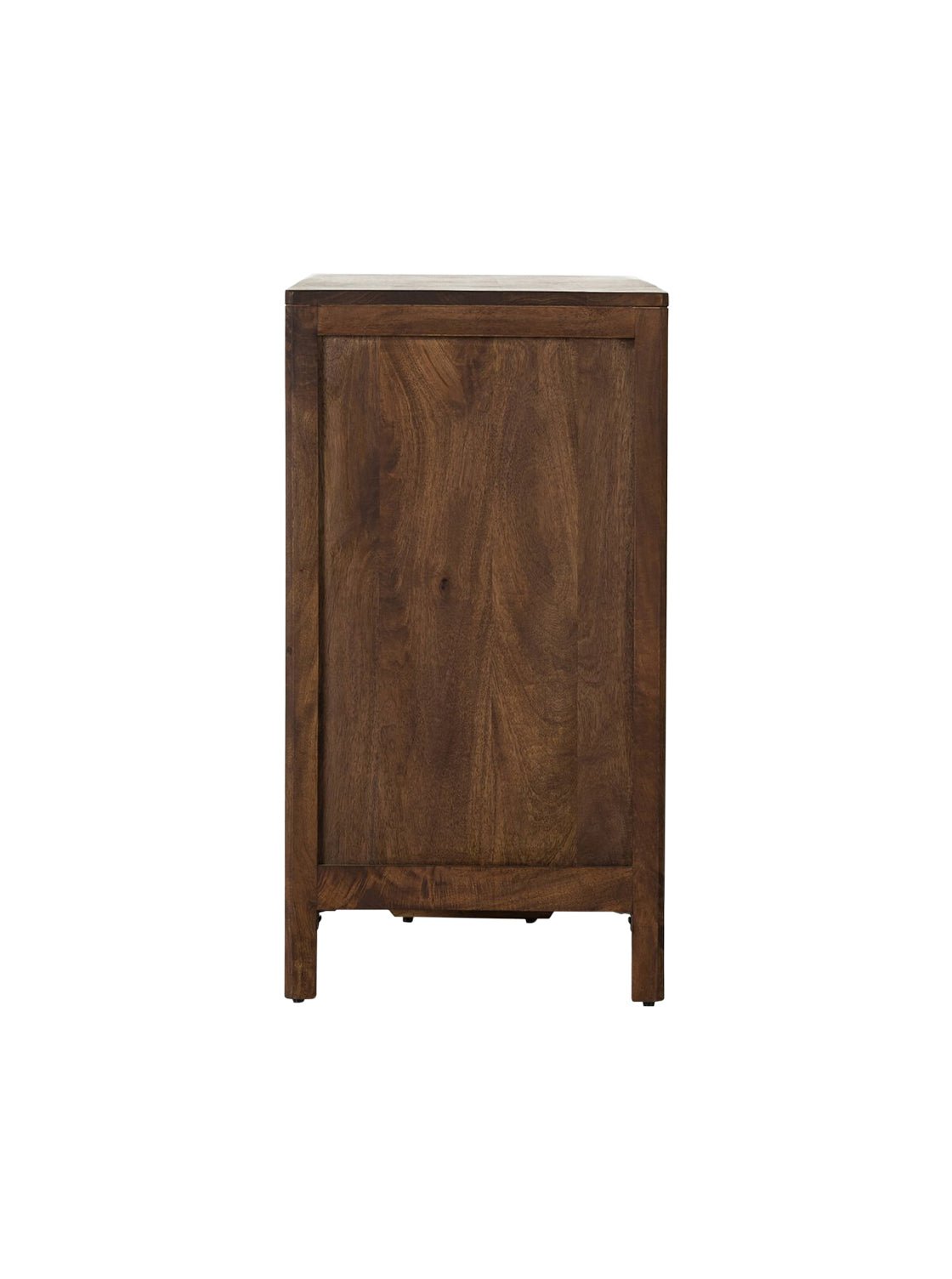 Bria Six Drawer Dresser - Mango Wood, Cane Detail