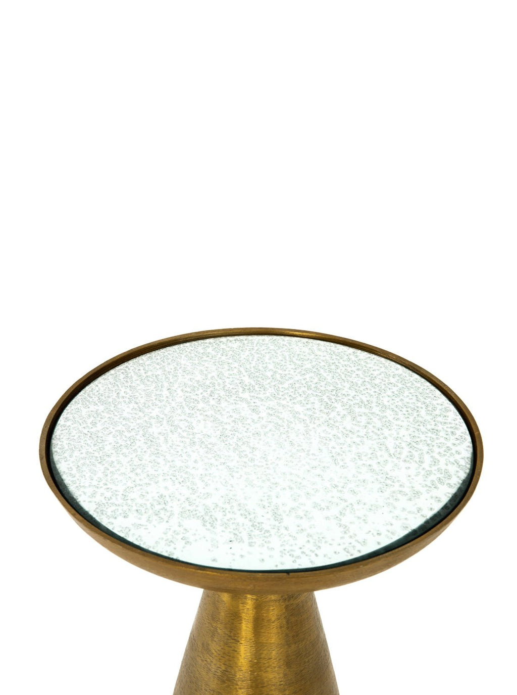 Bridger Side Table - Ash Wood, Glass Top