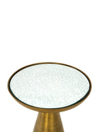 Bridger Side Table - Ash Wood, Glass Top