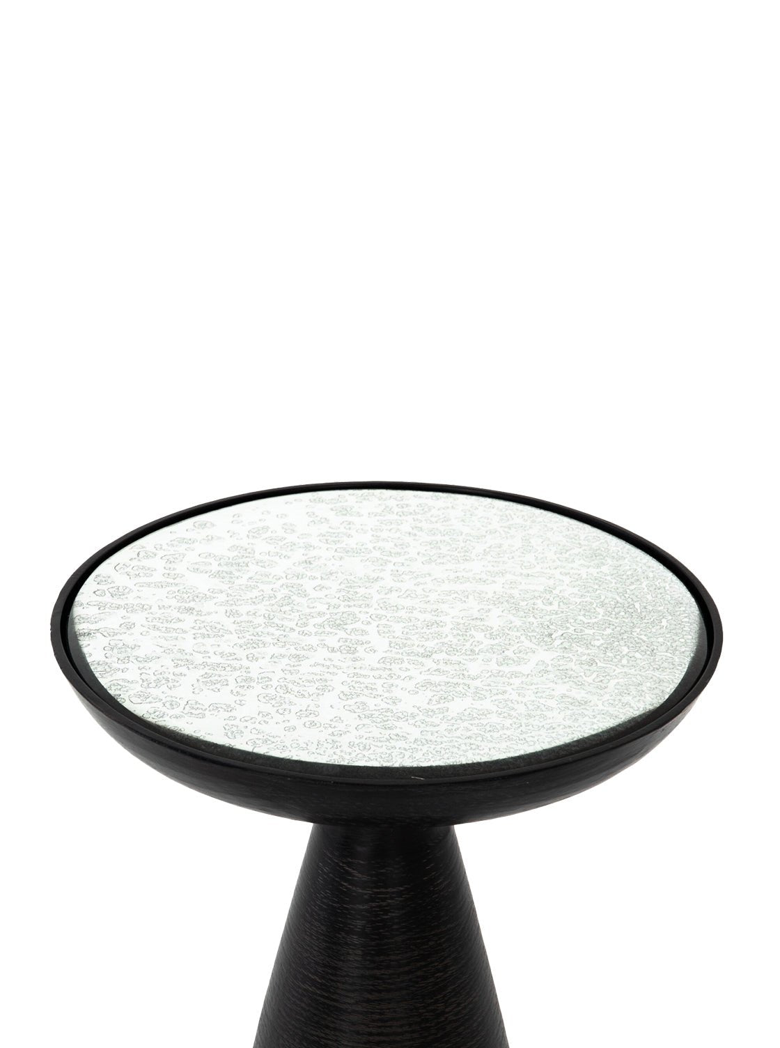 Bridger Side Table - Ash Wood, Glass Top