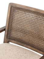 Bruce Dining Chair - Upholstered, Wood