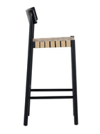 Cameron Bar + Counter Stool - Upholstered, Ash Wood