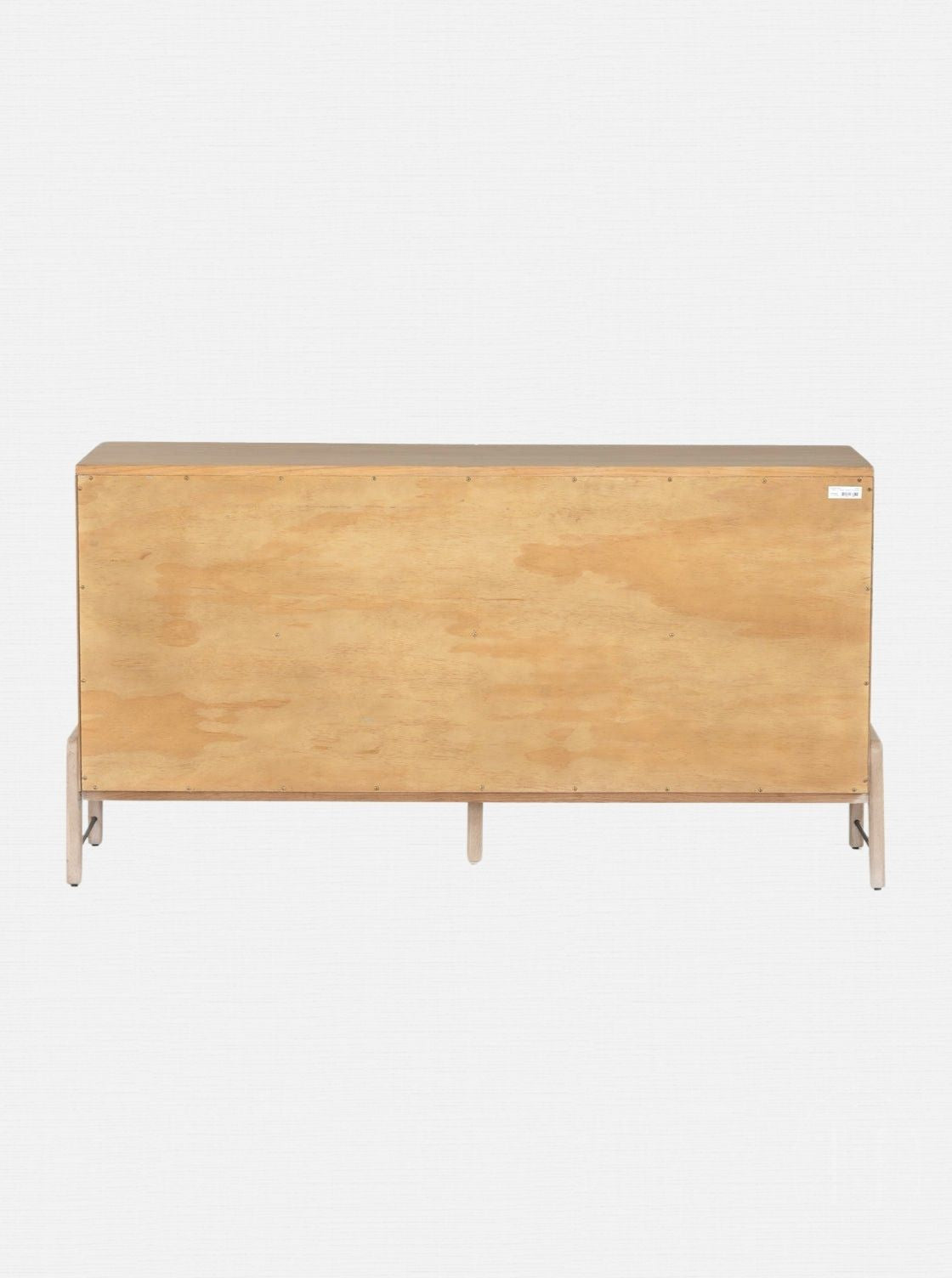 Campbell 6-Drawer Dresser - Leather, Oak Wood