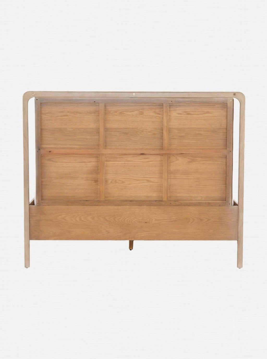 Campbell Bed - Leather, Oak Wood