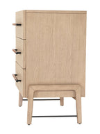Campbell Dresser - Leather, Oak Wood