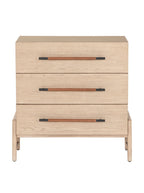 Campbell Dresser - Leather, Oak Wood