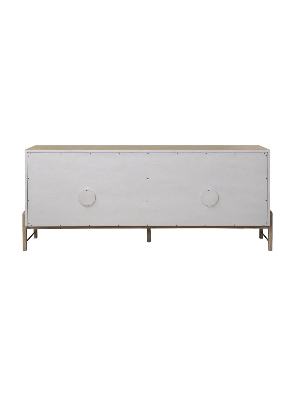 Campbell Sideboard - Leather, Oak Wood