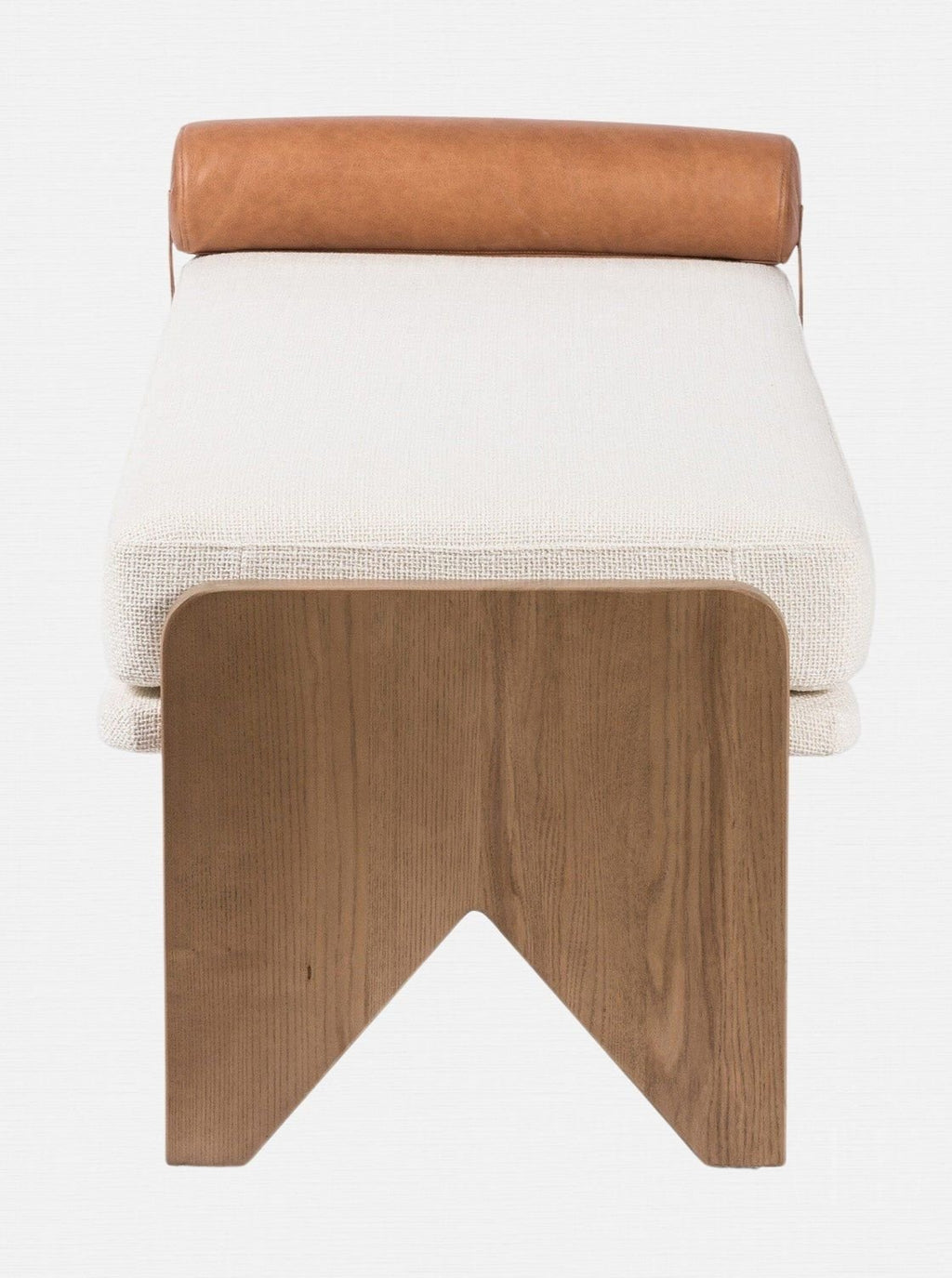 Cannon Bench - Upholstered, Ash Wood