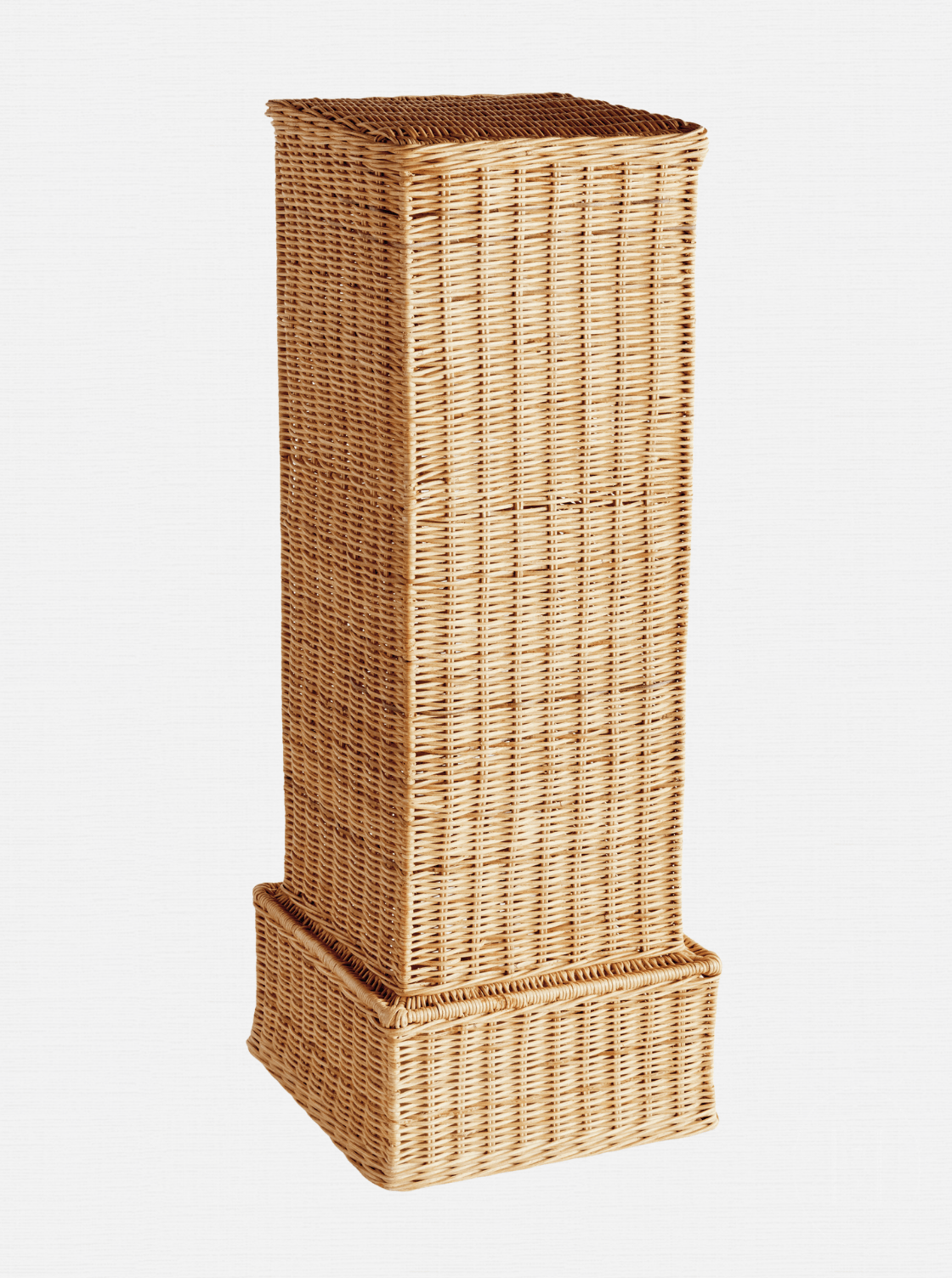 Charlie Rattan Pedestal - Cane Detail