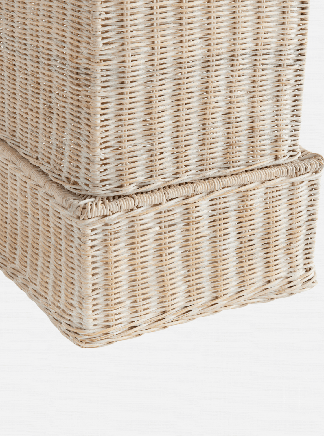 Charlie Rattan Pedestal - Cane Detail